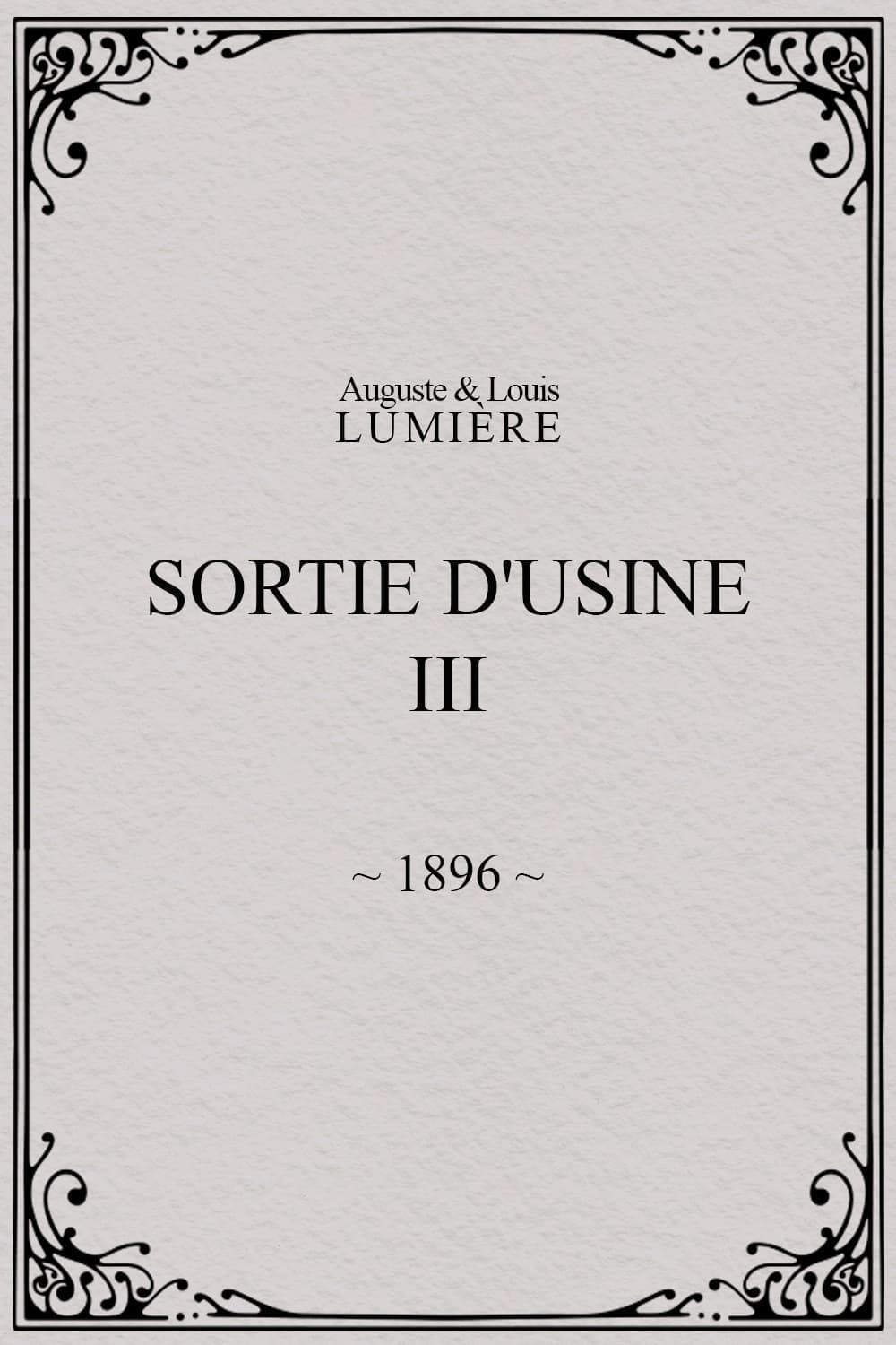 Sortie d'usine, [III]