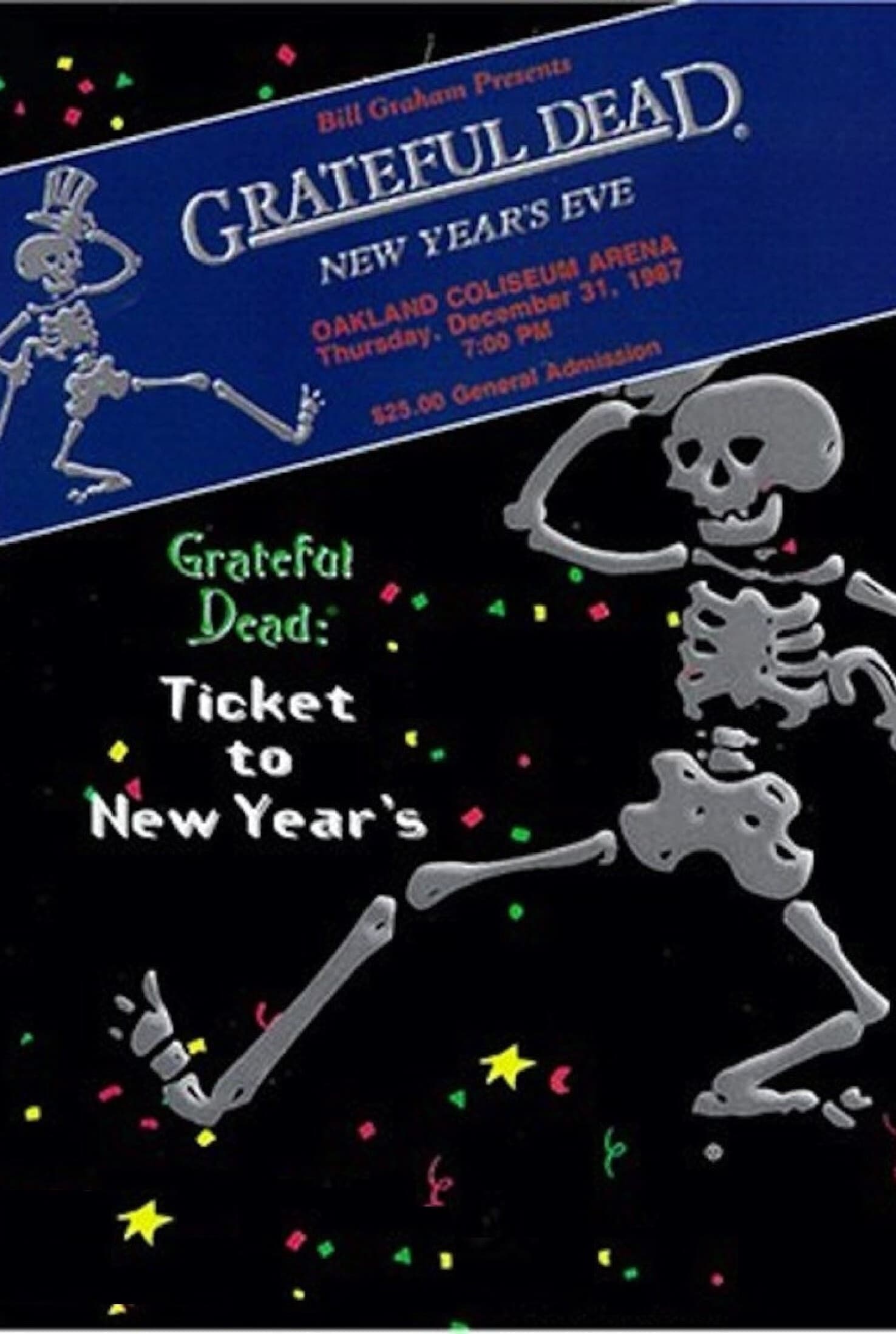 Grateful Dead: Ticket to New Year's Eve Concert