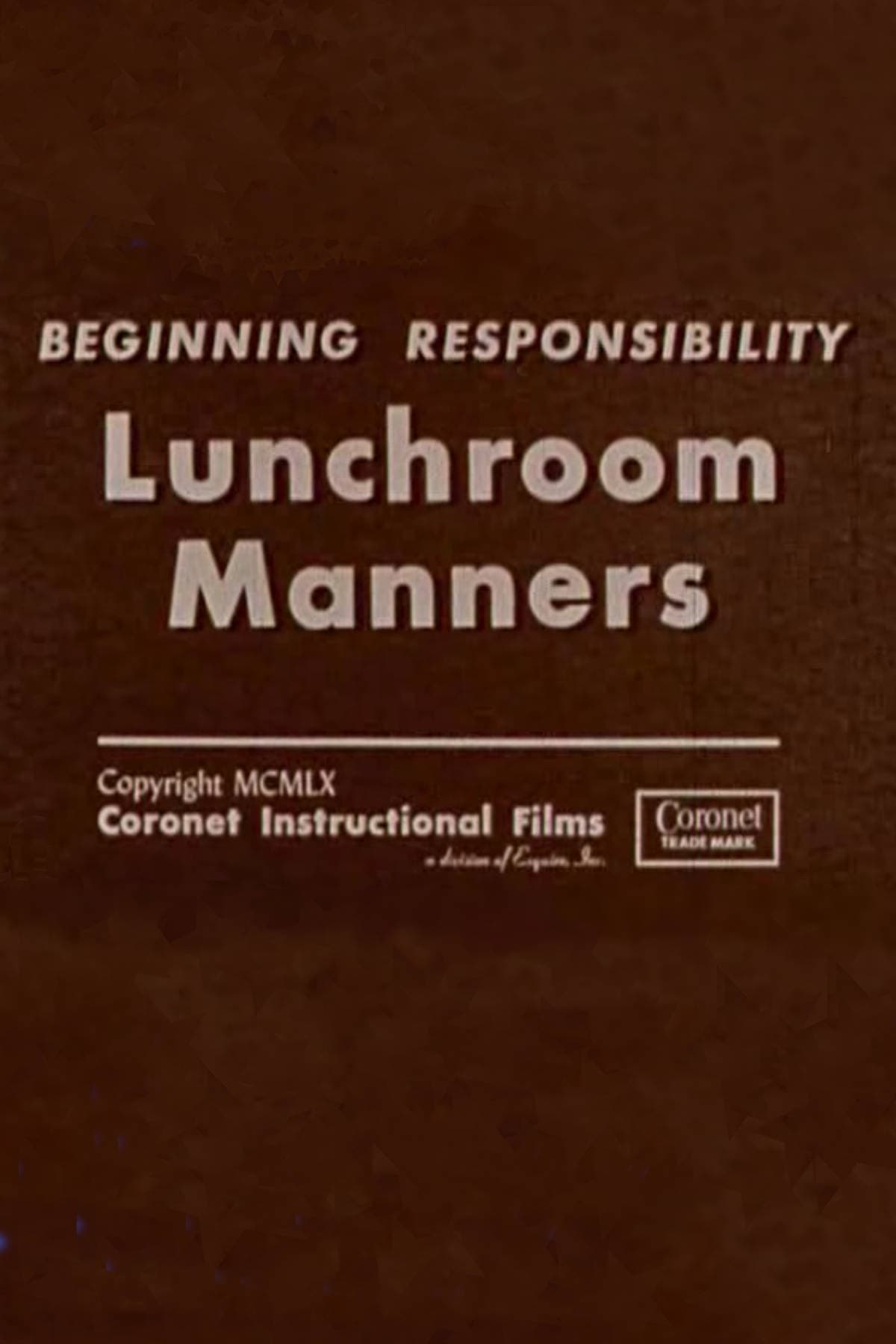 Lunchroom Manners